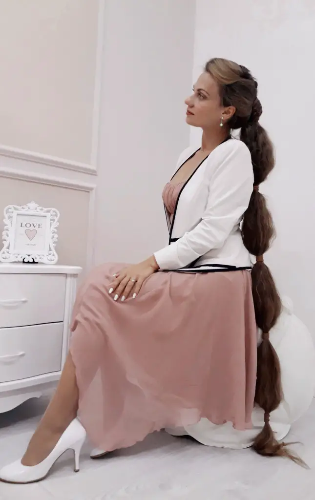 Real-life Rapunzel hasn’t cut her 65- inch hair in 30 times